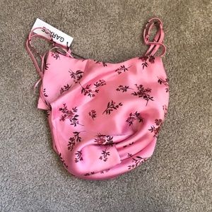 Garage Haut Staffa Satin Cowl Handkerchief